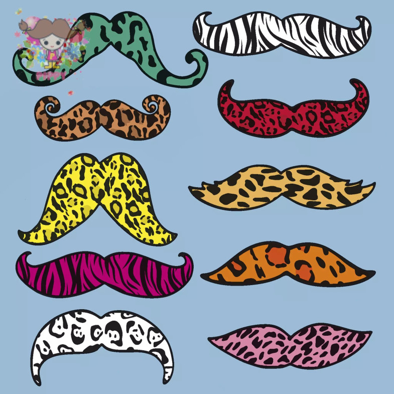 Paper+Design Lunch napkins☆Wild moustaches☆（20pcs）