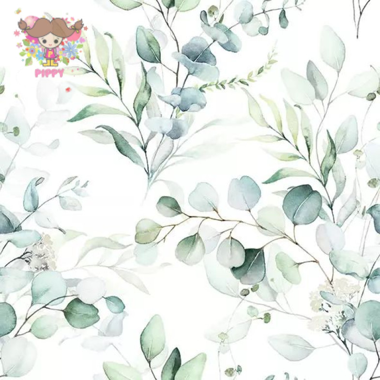 Ambiente ランチサイズペーパーナプキン ☆Eucalyptus All Over☆ユーカリ ユーカリの葉 植物（20枚入り）