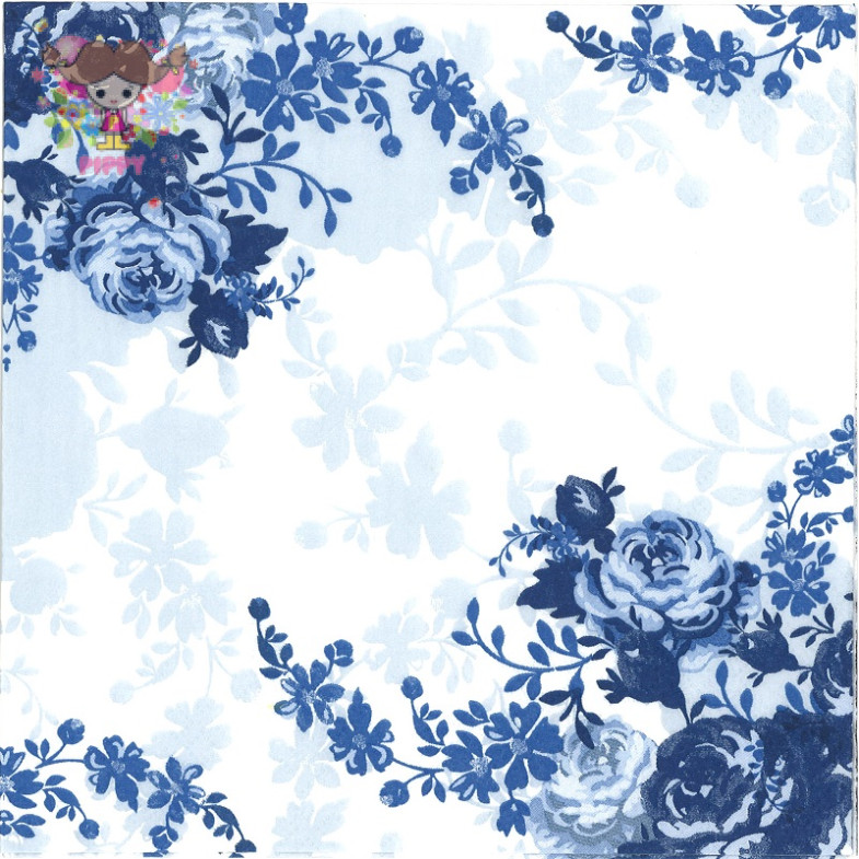 Nouveau Lunch napkins☆Blue Roses☆（20pcs）