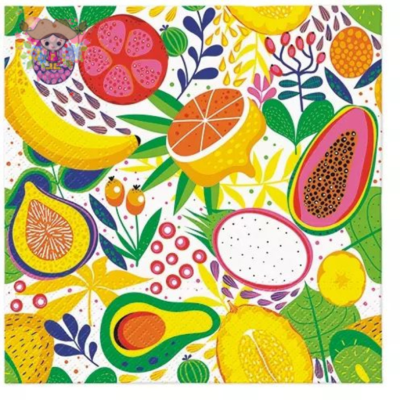 Paw Lunch napkins☆Tropical Delight☆（20 item）