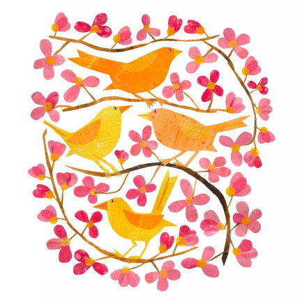PAPERPRODUCTS DESIGN☆Cherry Blossoms and Birds☆ （20pcs）