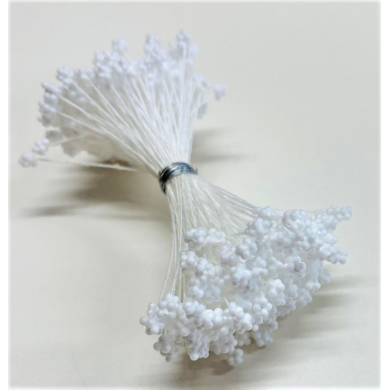 日本製 フラワーペップ☆綿糸かすみそうペップ ホワイト 約3mm 約144本☆