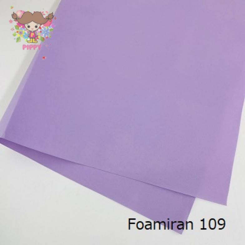Foamiran フォアミラン 50cm×60cm 0.6mm☆ライトライラック☆