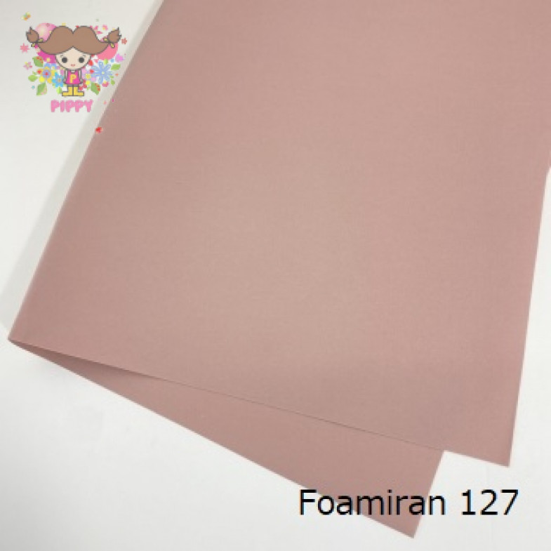 Foamiran フォアミラン 50cm×60cm 0.6mm☆灰赤紫☆