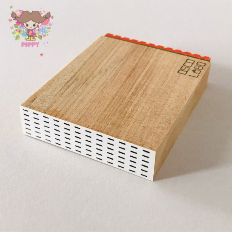 OSCOLABO STAMP☆[shape x pattern] tape wide: dashed☆