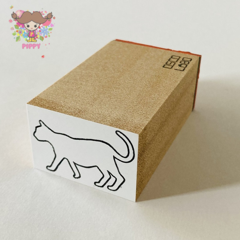 OSCOLABO オスコラボ  ドウブツ×モヨウ トラネコ☆シロ(animal x pattern tiger cat: white)☆